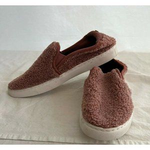 Malove Women's Shoes Casual Slip-On Comfort Flat Pink Size 10